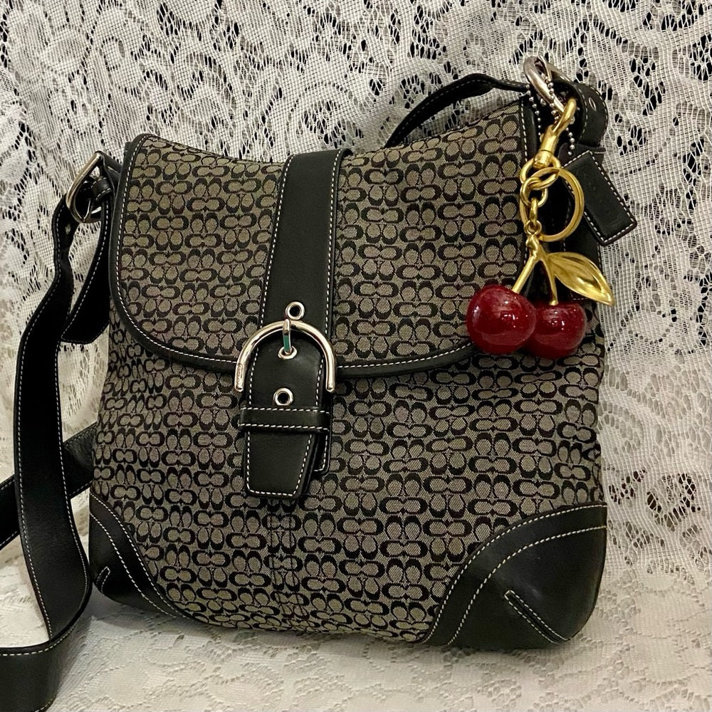 Cherries Handbag Charm-Key Chain