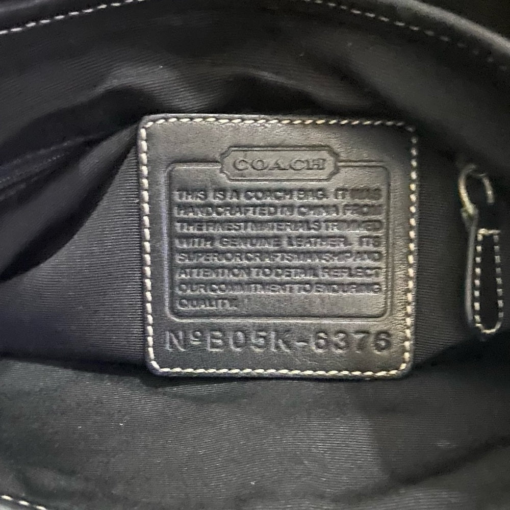 Coach -Vintage Soho Black White Jacquard Signature Crossbody and Wristlet Set