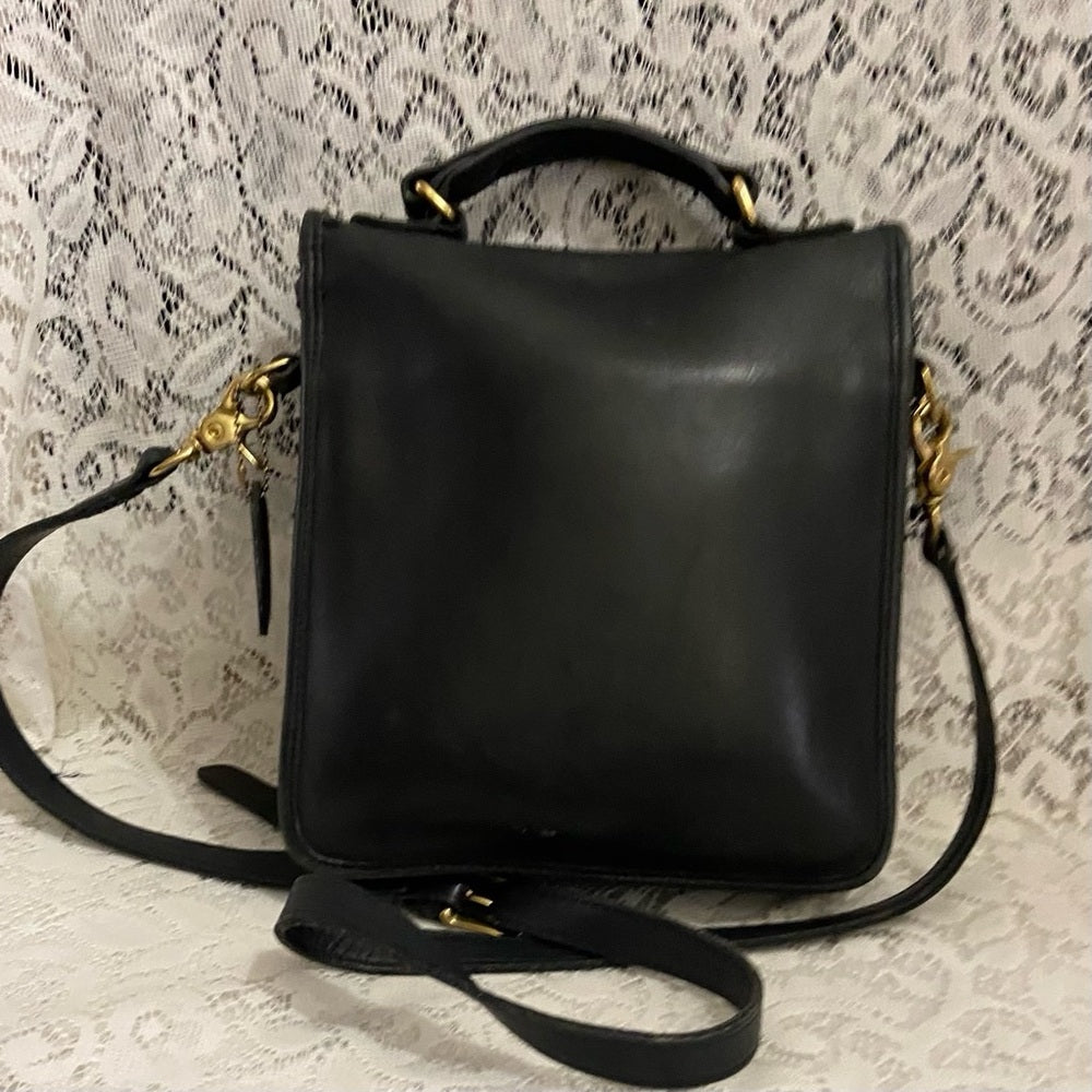 Coach 9927- Willis Black Leather Crossbody Bag