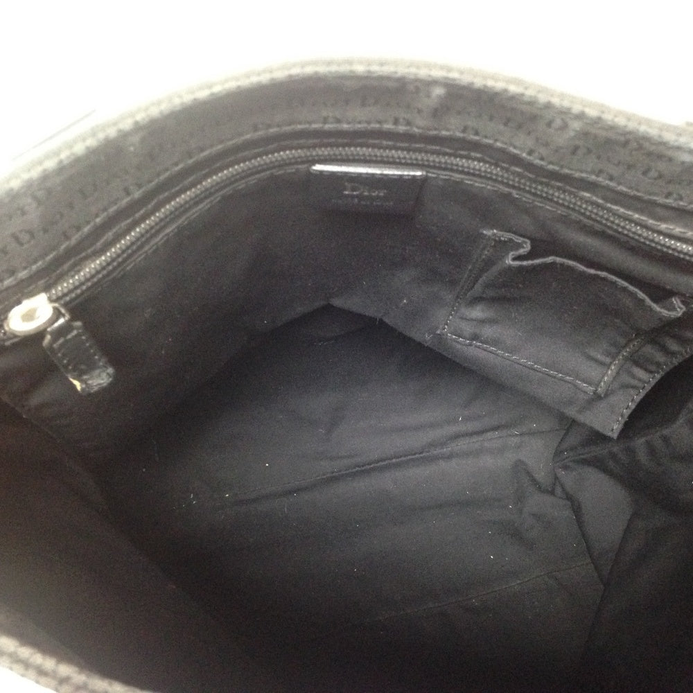 Christian Dior Large BlackMono Trotter Canvas Tote