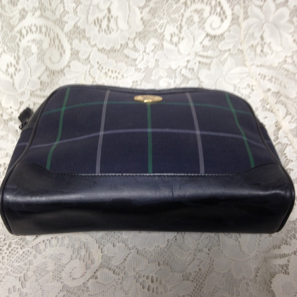 Burberry Blue Plaid, Clutch Cosmetic Bag