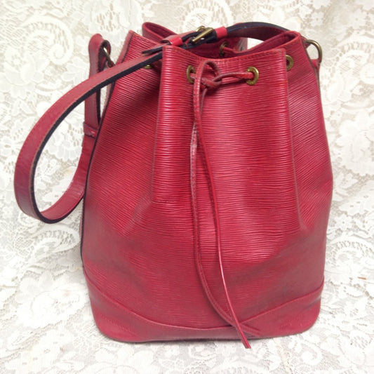 Louis Vuitton Red Epi Leather Noe GM Draw String S