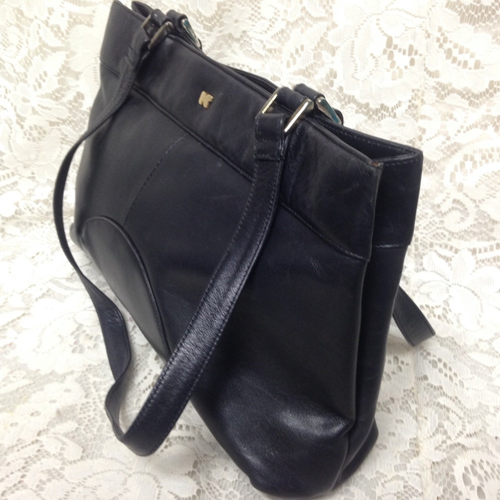 Nina Ricci Black  Leather Handbag-Shoulder Bag
