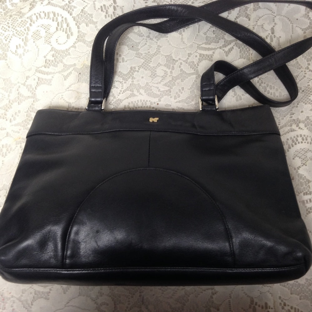 Nina Ricci Black  Leather Handbag-Shoulder Bag
