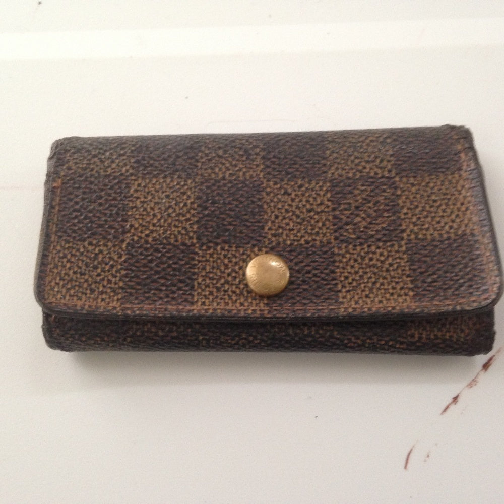 Authentic, Louis Vuitton, Damier Ebene 4-Hooks Key