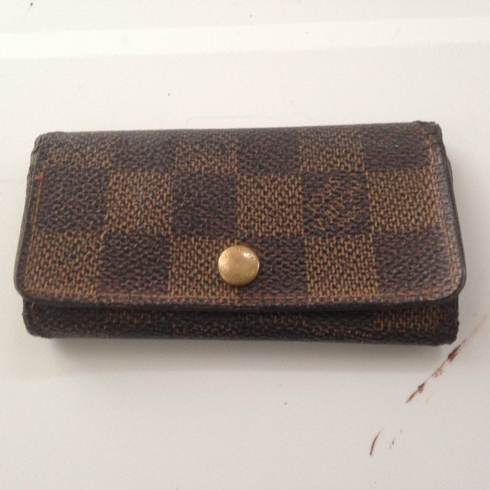 Authentic, Louis Vuitton, Damier Ebene 4-Hooks Key