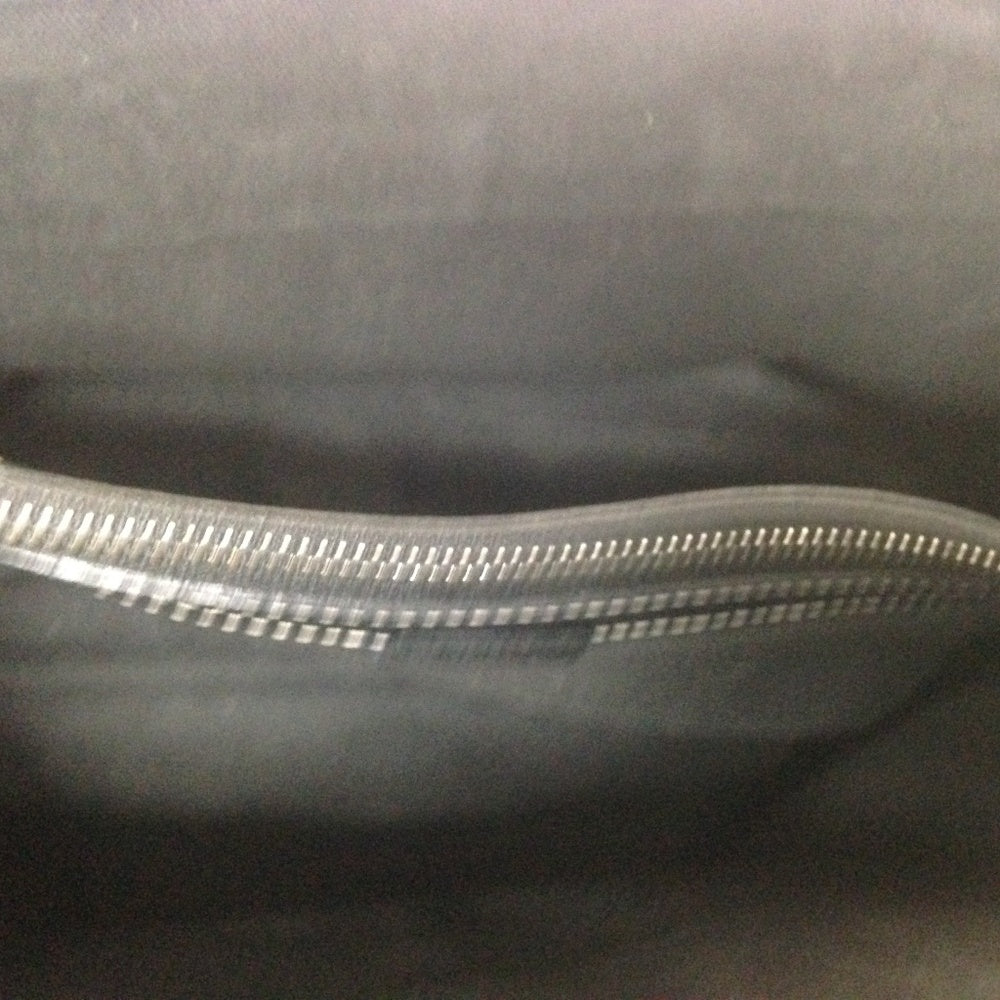 Celine,  Black and Gray Macadam Hand Bag