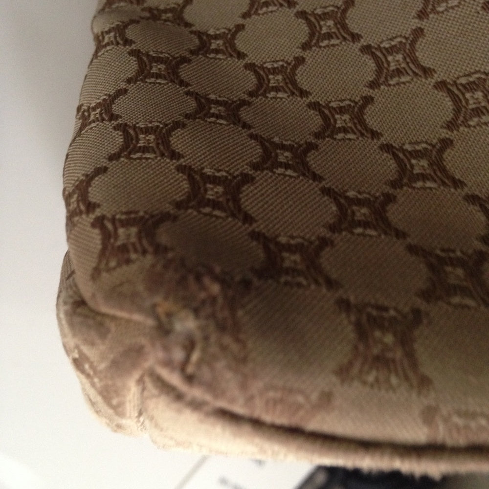 Celine, Cream Macadam Handbag-Shoulder Bag