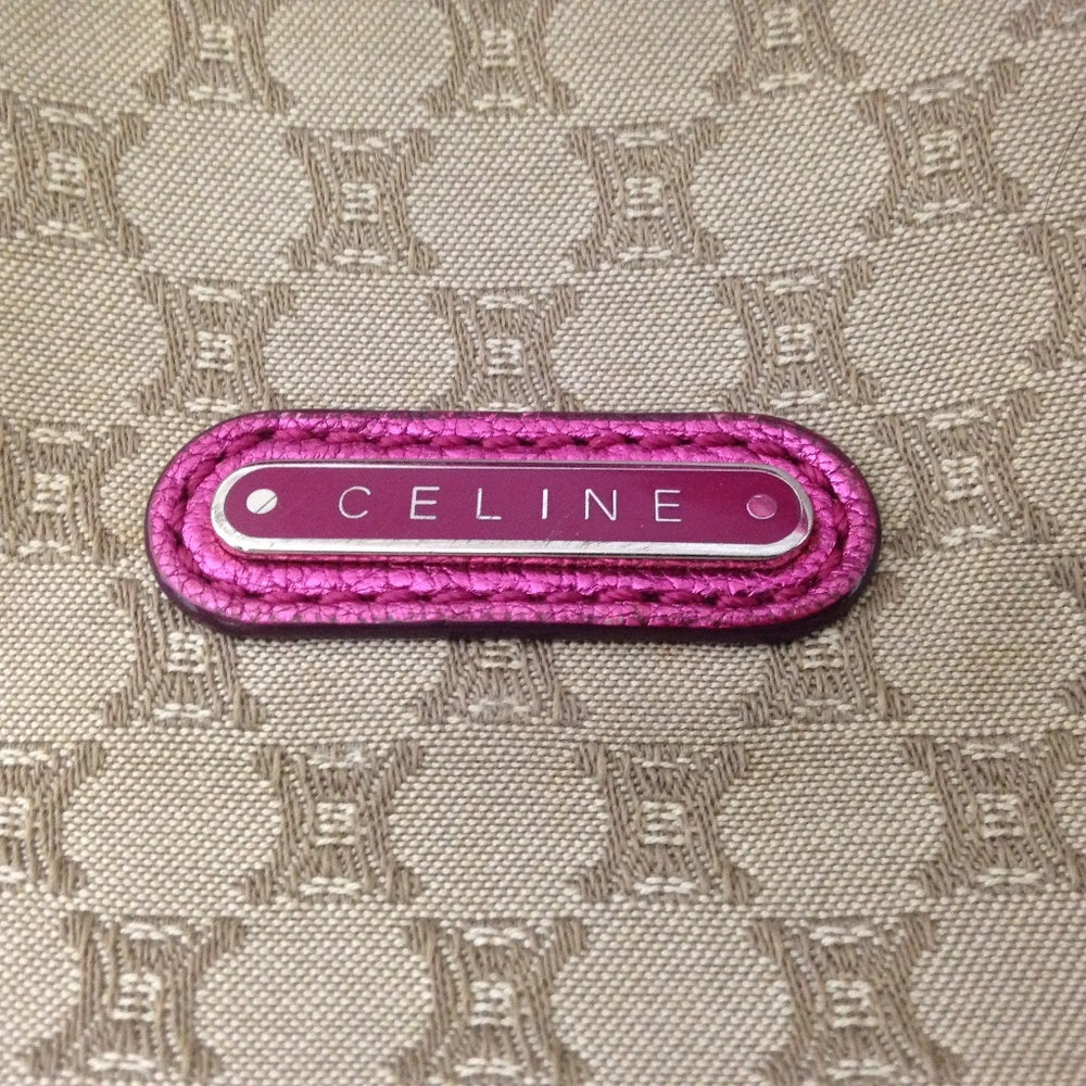Celine, Cream Macadam Handbag-Shoulder Bag