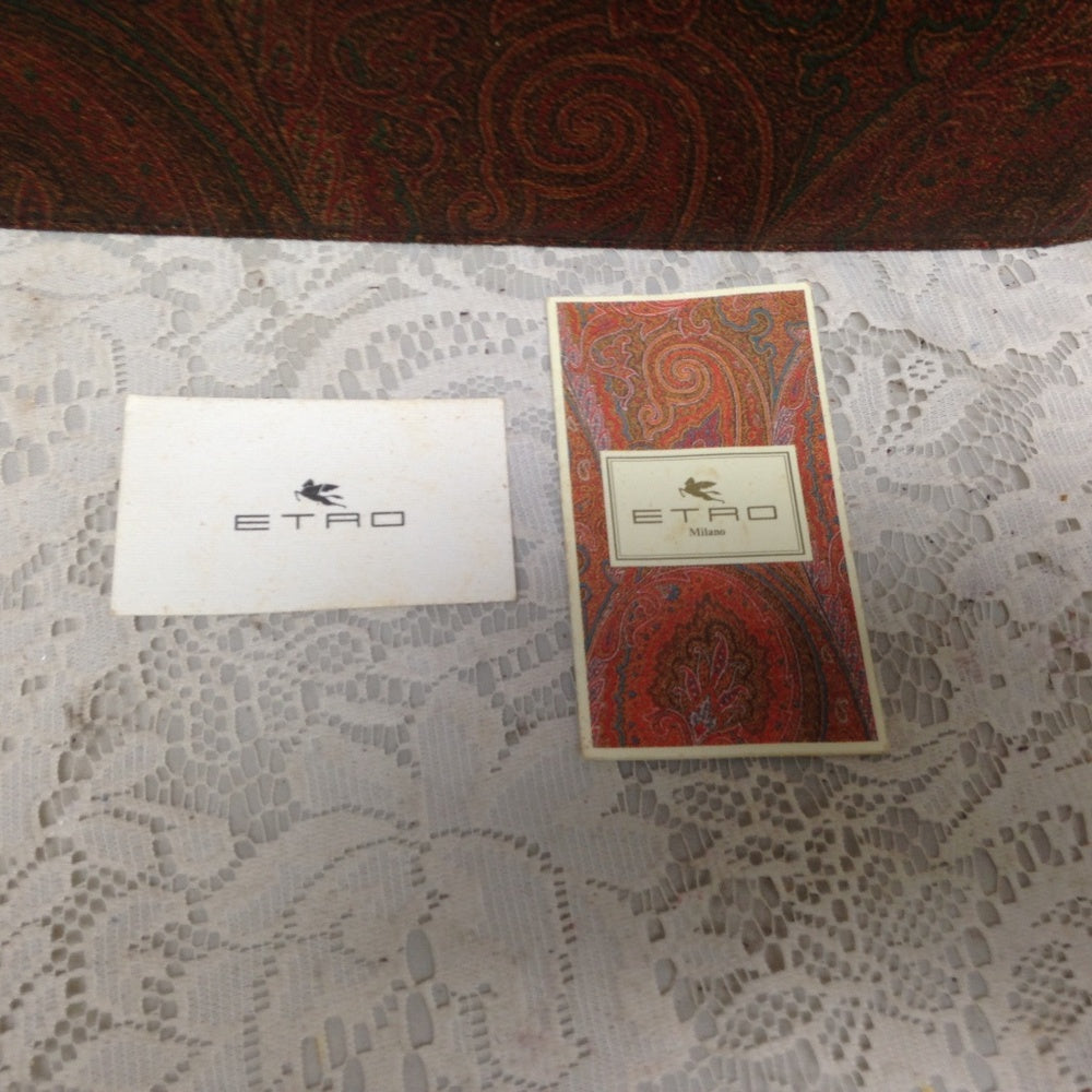 Etro, Italy, Burgundy Paisley Alma Style Handbag