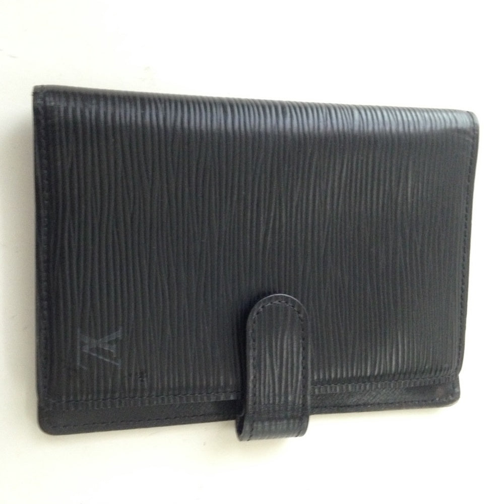 Louis Vuitton Black Epi Leather Notebook-Organizer