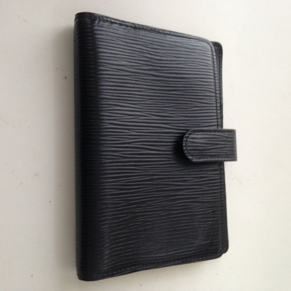 Louis Vuitton Black Epi Leather Notebook-Organizer
