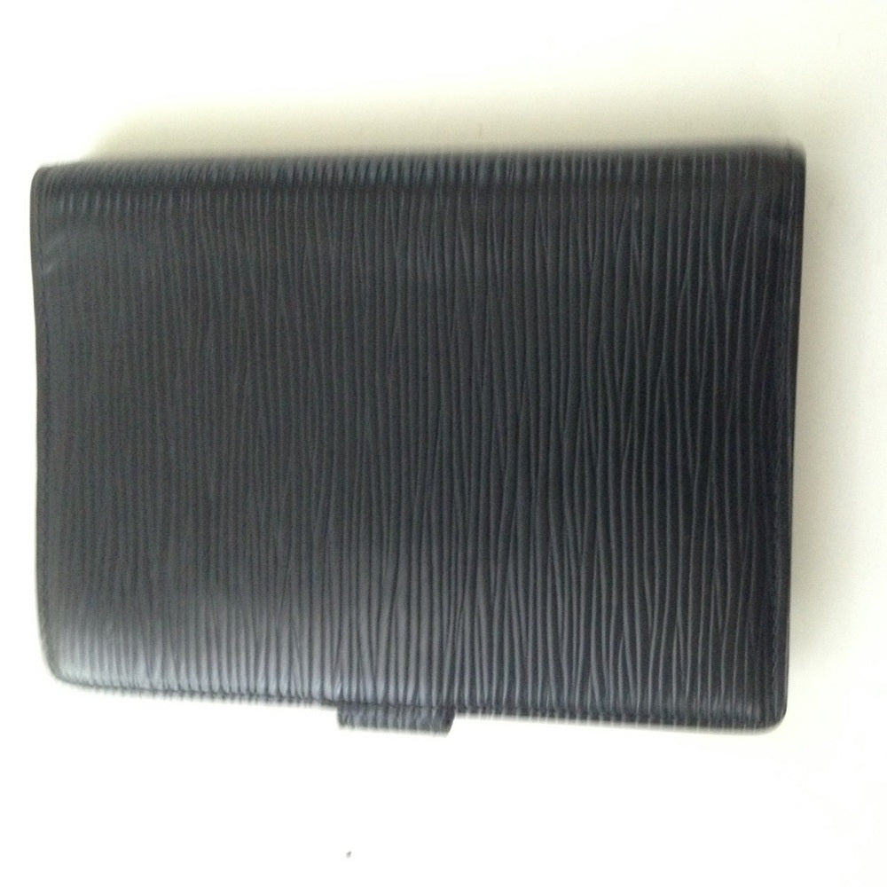 Louis Vuitton Black Epi Leather Notebook-Organizer