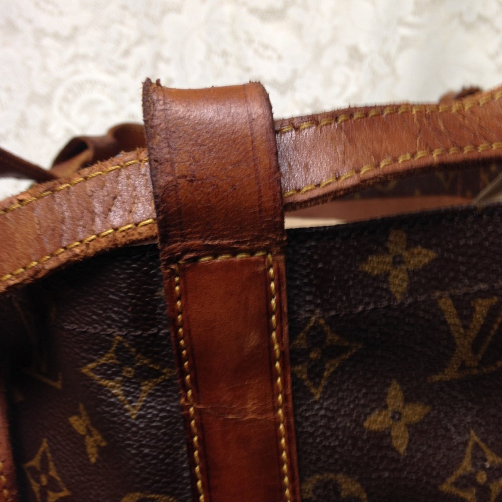 Louis Vuitton Brown Mono Coated Canvas Backpack