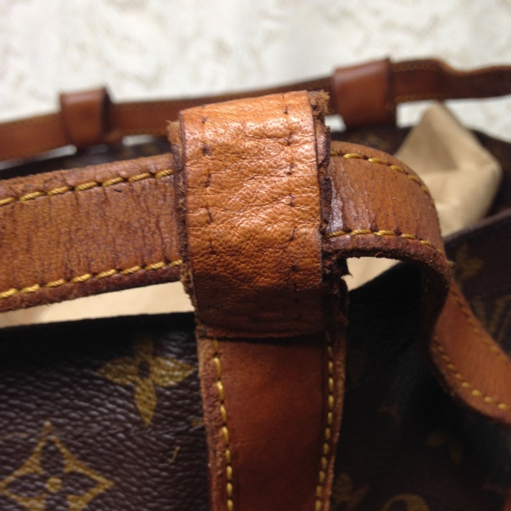 Louis Vuitton Brown Mono Coated Canvas Backpack