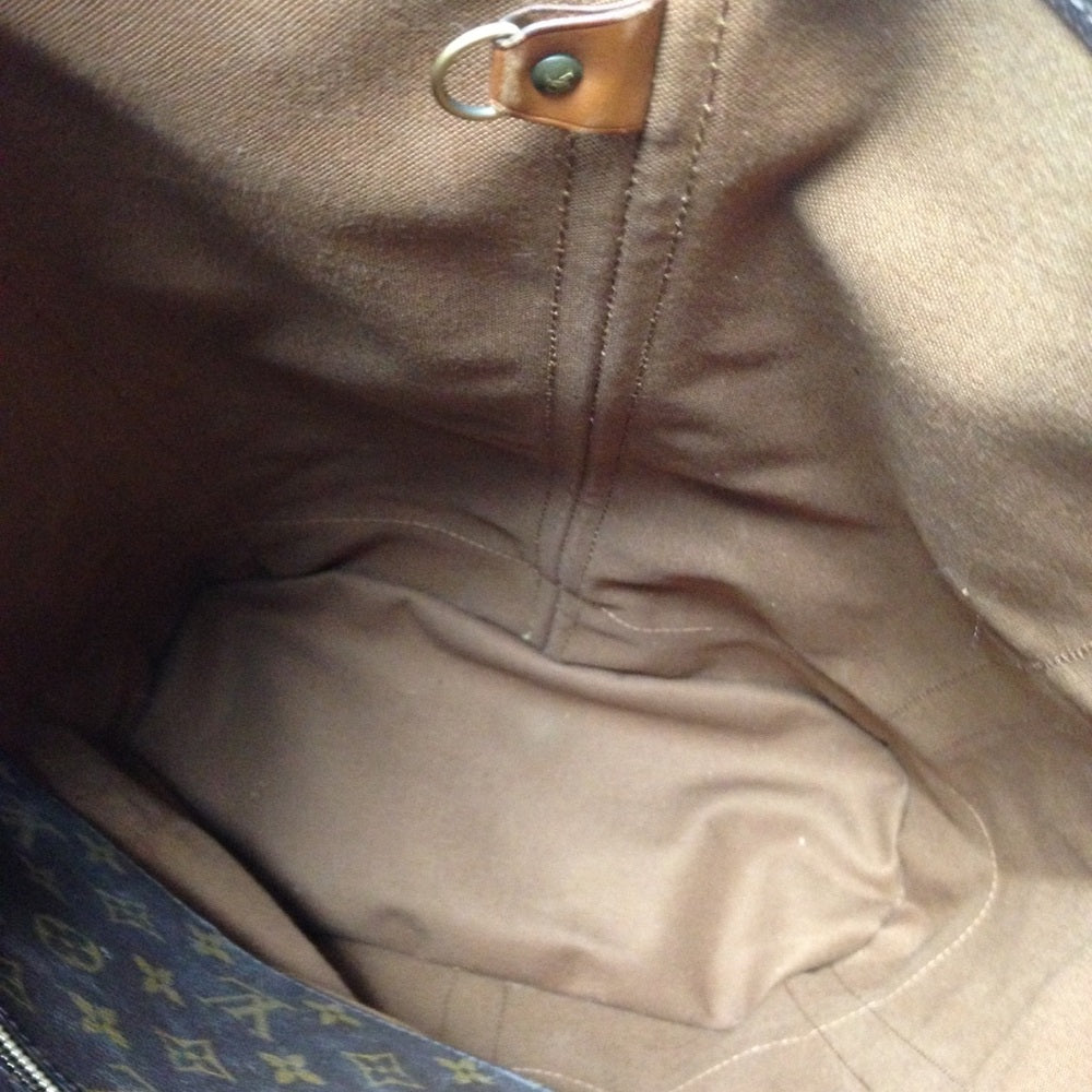 Louis Vuitton Brown Mono Coated Canvas Backpack