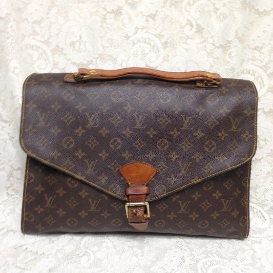 Louis Vuitton Brown Mono Coated Canvas  Briefcase