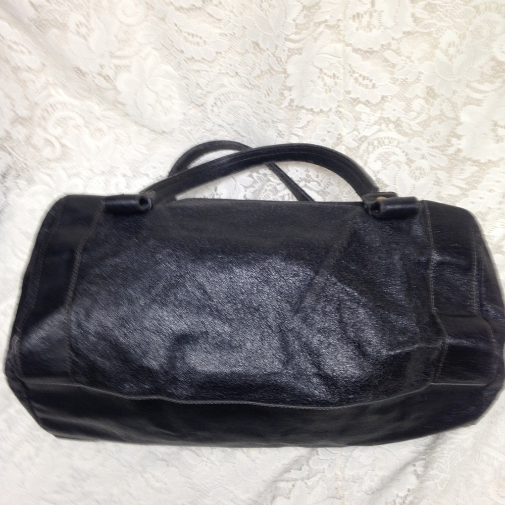 Chloe Black Distressed Leather Hand Bag