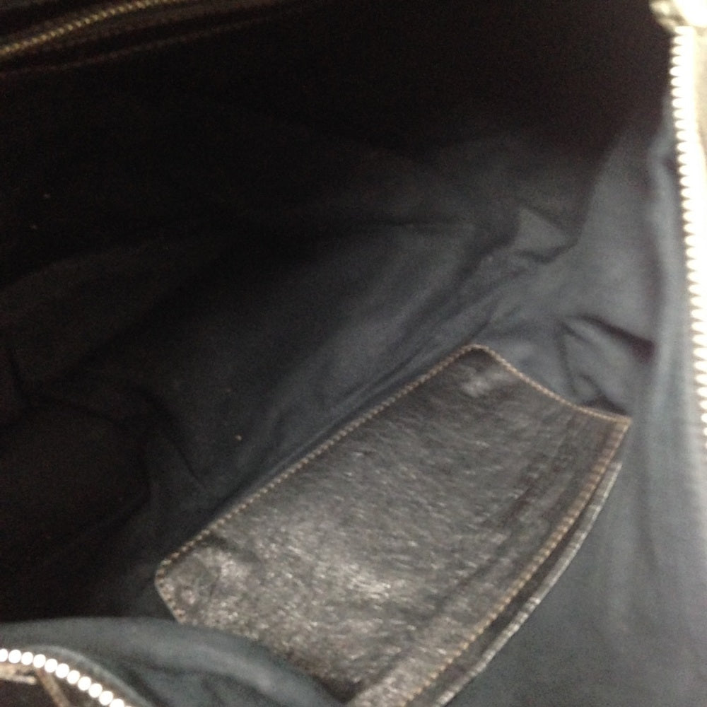 Chloe Black Distressed Leather Hand Bag
