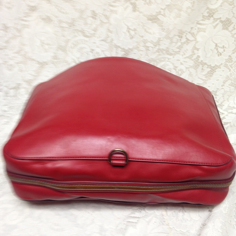 Chloe Large Red Leather Shoulder Bag