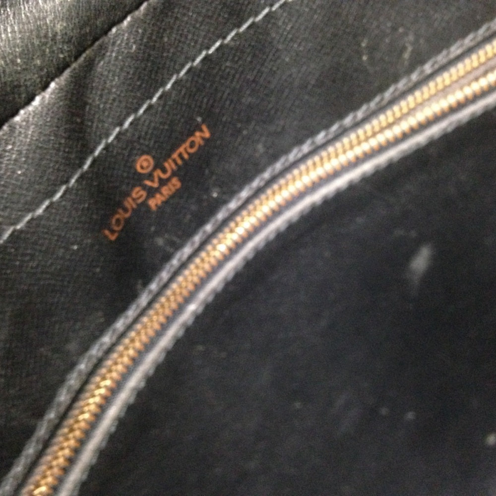 Louis Vuitton Black Epi  Leather Large Briefcase