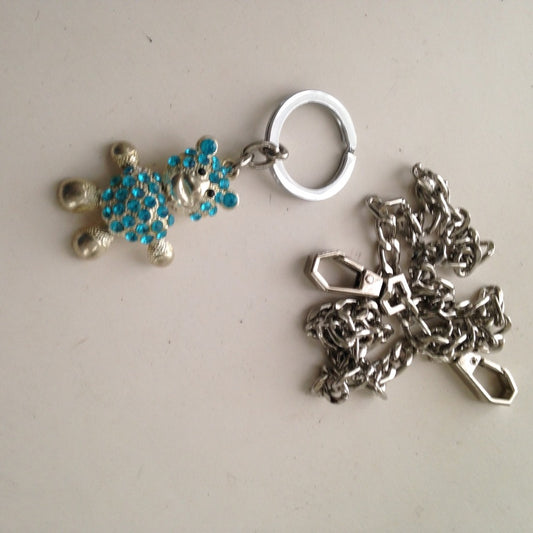 Coach 2-way Bear Keychain Pendant Necklace