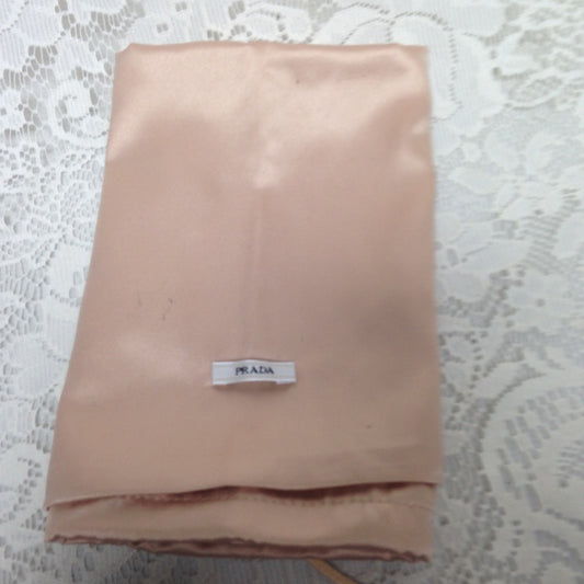 Prada Pinkish Satin Dust Bag 14in x 13in