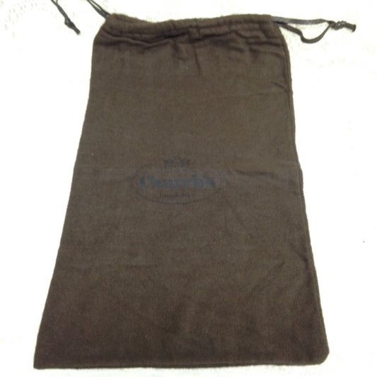 Church's Brown Dust Bag 14in x 8in