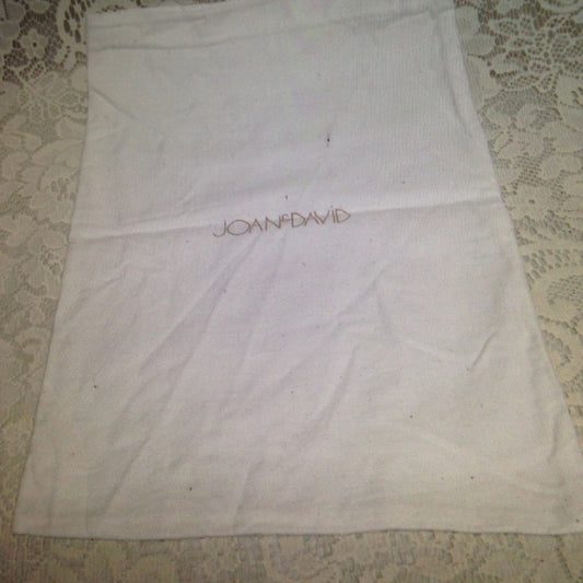 Joan & David White Dust Bag 14in x 9.5in
