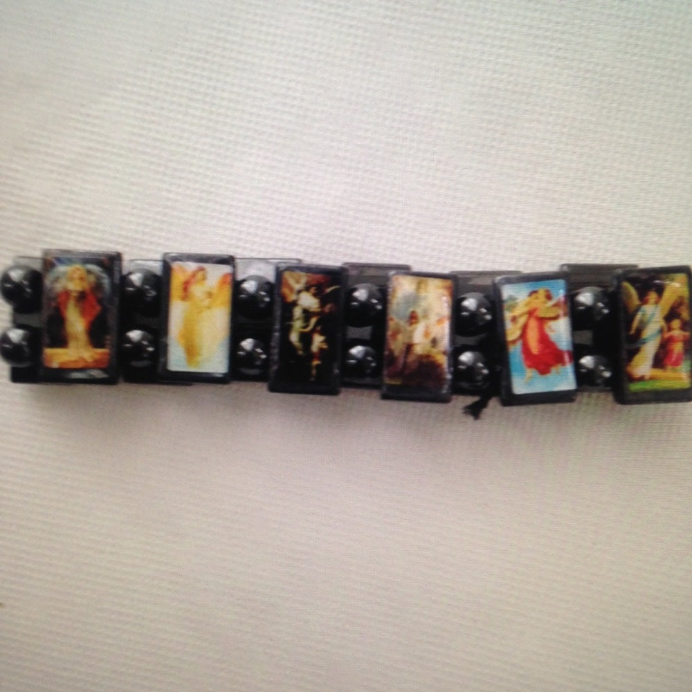 Angel - Gun Metal Reversible Bracelet