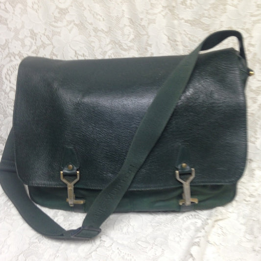 Louis Vuitton Green -Black Travel-Business Bag