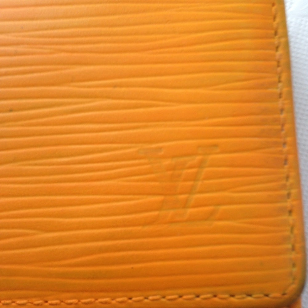 ,Louis Vuitton Yellow Epi Leather Compact Wallet