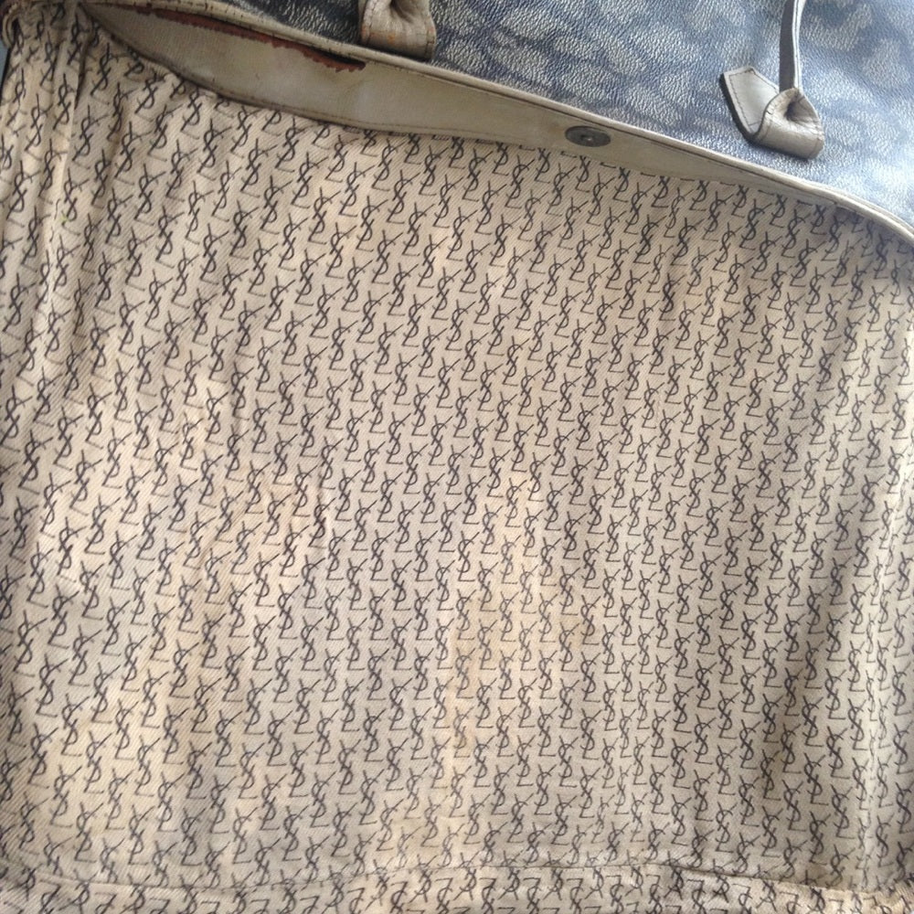 Yves Saint Laurent Large Coated Canvas Tote