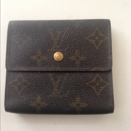 Louis Vuitton Brown Mono Unisex Compact Wallet