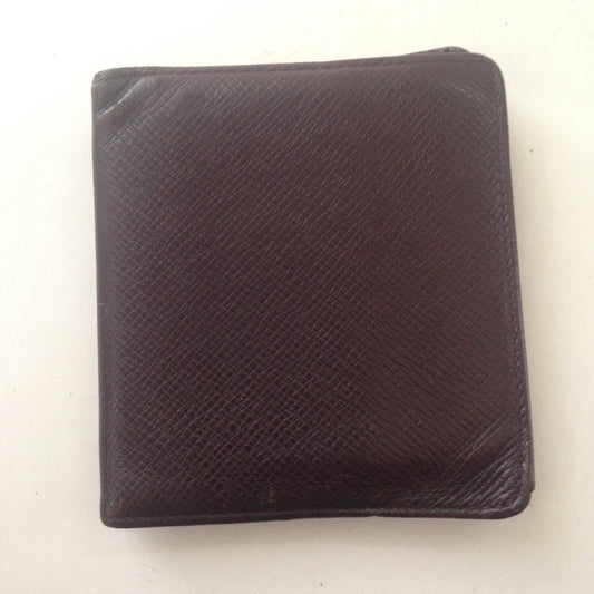 Louis Vuitton Brown Taiga Leather Mens Wallet