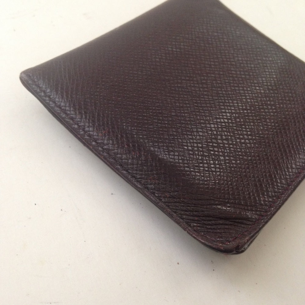 Louis Vuitton Brown Taiga Leather Mens Wallet