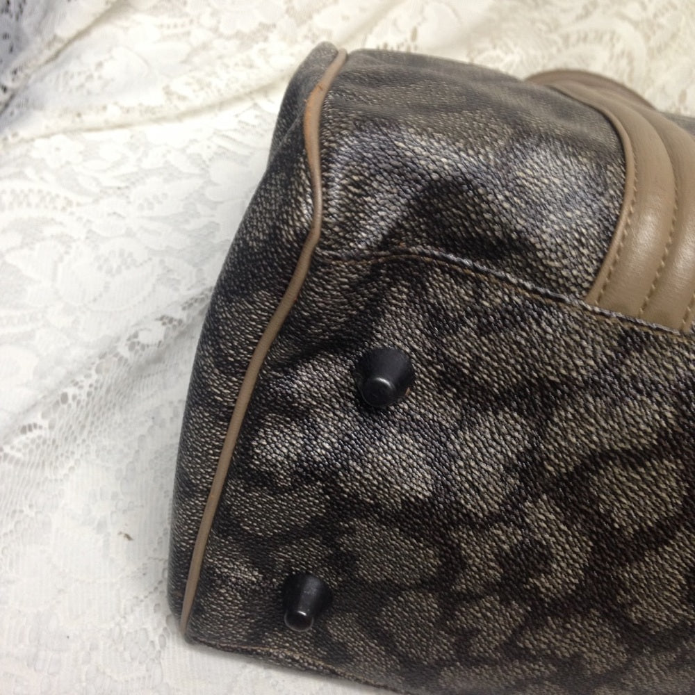 Yves Saint Laurent Coated Canvas Handbag 13inx13in