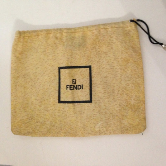 Fendi Yellow Dust Bag 10in x8in