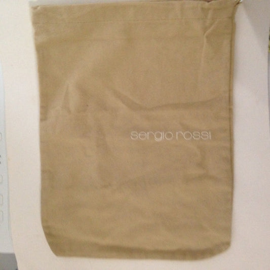 Sergio Rossi Beige  Dust Bag 13in x 10in