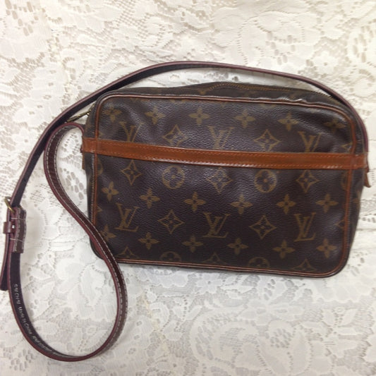 Vintage Louis Vuitton Brown Mono Shoulder Bag