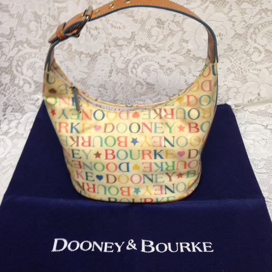 Colorful Dooney & Bourke Handbag 8in x 6in