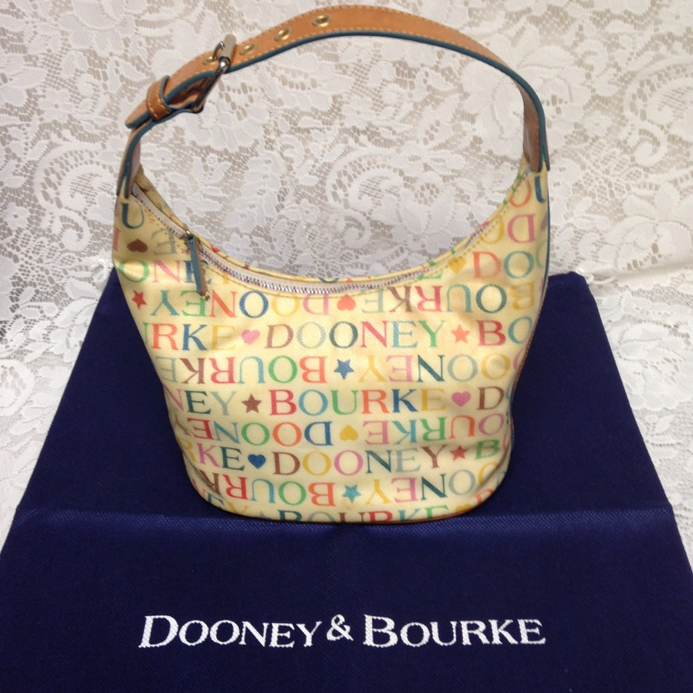 Colorful Dooney & Bourke Handbag 8in x 6in