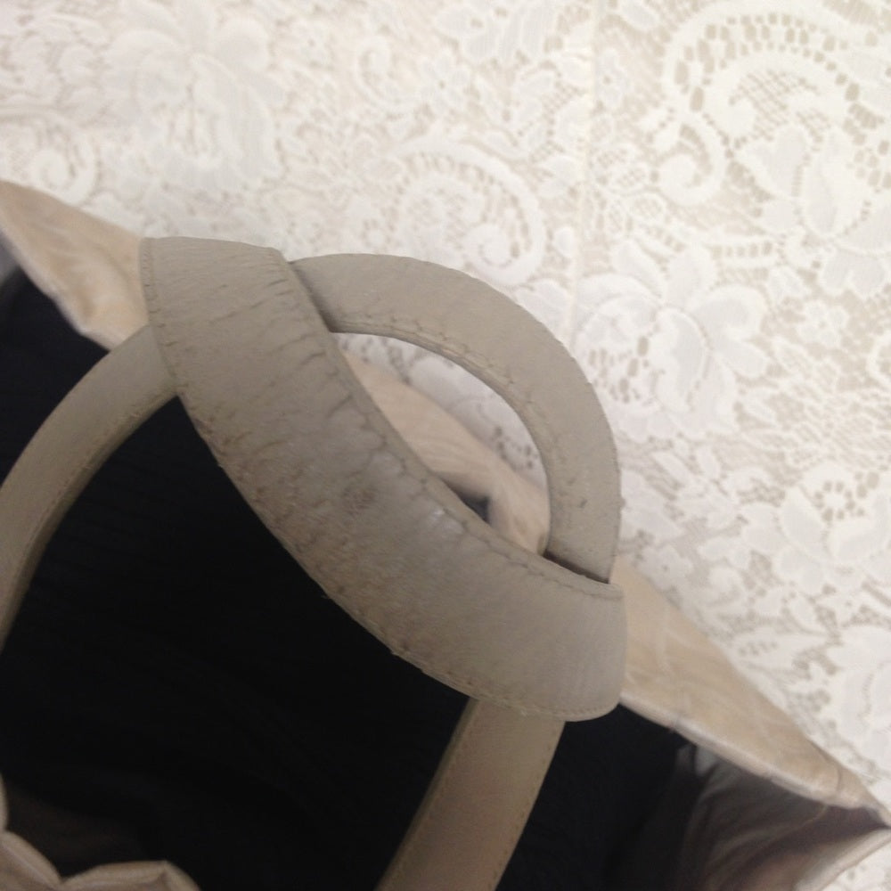 Chanel Travel Line Beige Nylon MM Tote