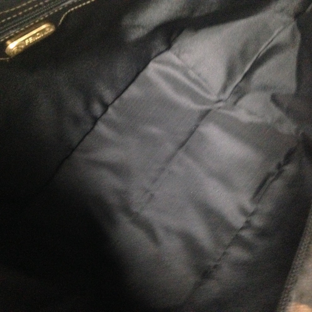 Authentic Fendi, Pequin Stripes Handbag Tote