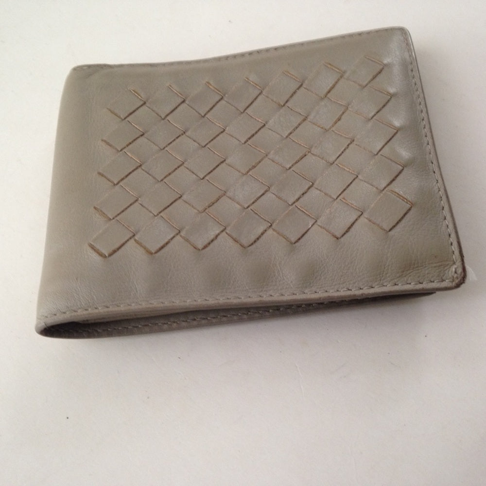 Bottega Veneta Beige Leather Men's Wallet