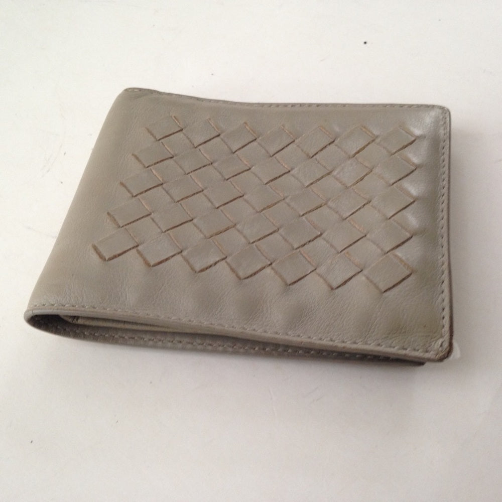 Bottega Veneta Beige Leather Men's Wallet