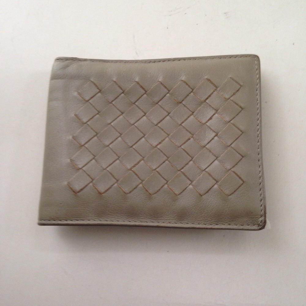Bottega Veneta Beige Leather Men's Wallet