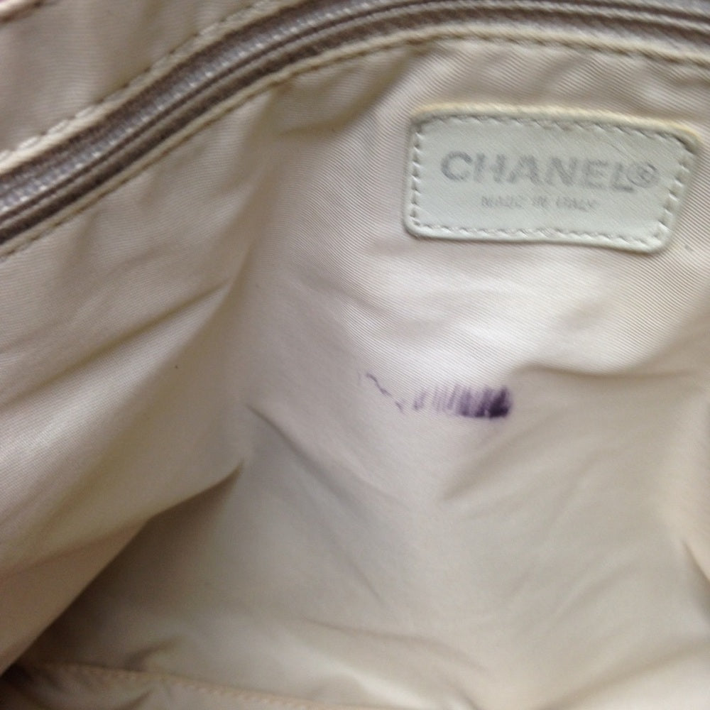 Chanel Travel Line Pink Nylon MM Tote