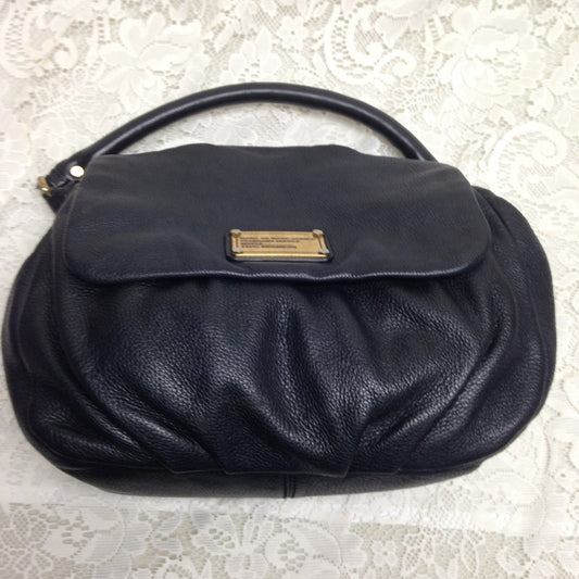 Marc by Marc Jacobs Black Pebble Leather Handbag