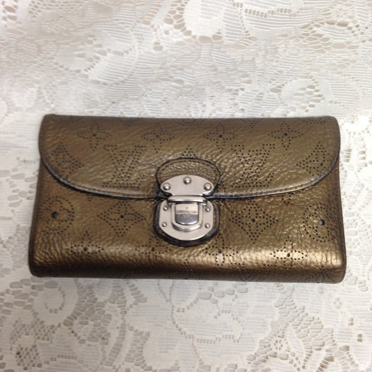 Louis  Vuitton Gold Trifold Wallet